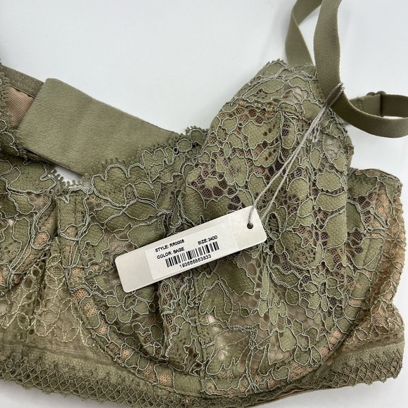 Reveal Lingerie The Perfect Bra Sage Size 34 DD NWT Underwire Support Comfort - Picture 3 of 6